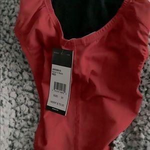 Crimson Red Bathing Suit